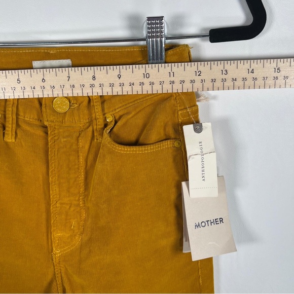 NWT MOTHER USA Made 🇺🇸 THE MID RISE DAZZLER ANKLE HEY-HONEY Corduroy Pants 23 - Picture 7 of 16
